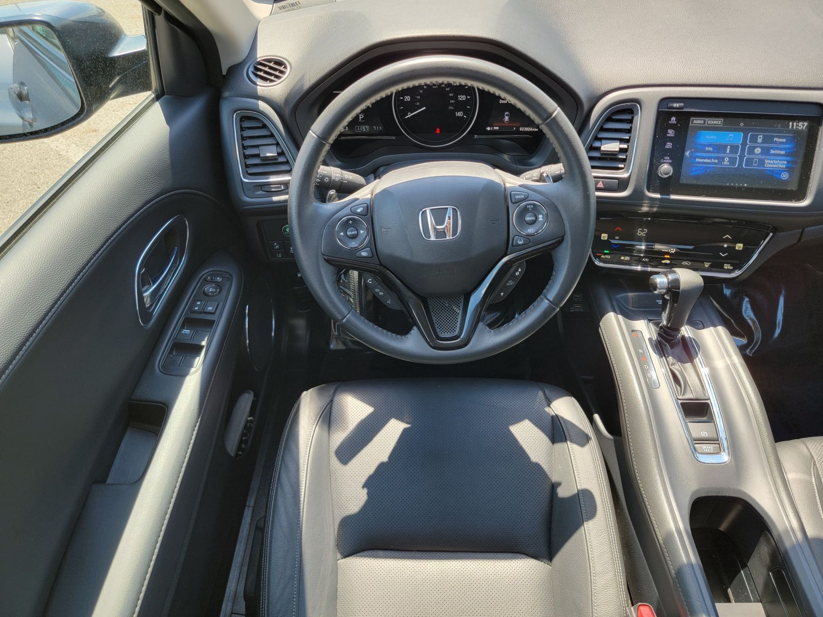Certified, 2021 Honda HR-V EX-L, Gray, G0554A-20