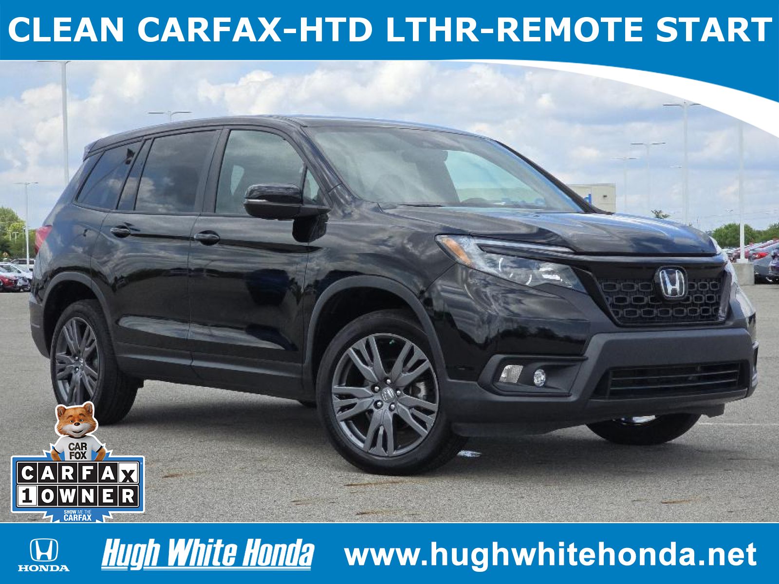 Used, 2021 Honda Passport AWD EX-L, Black, 14141