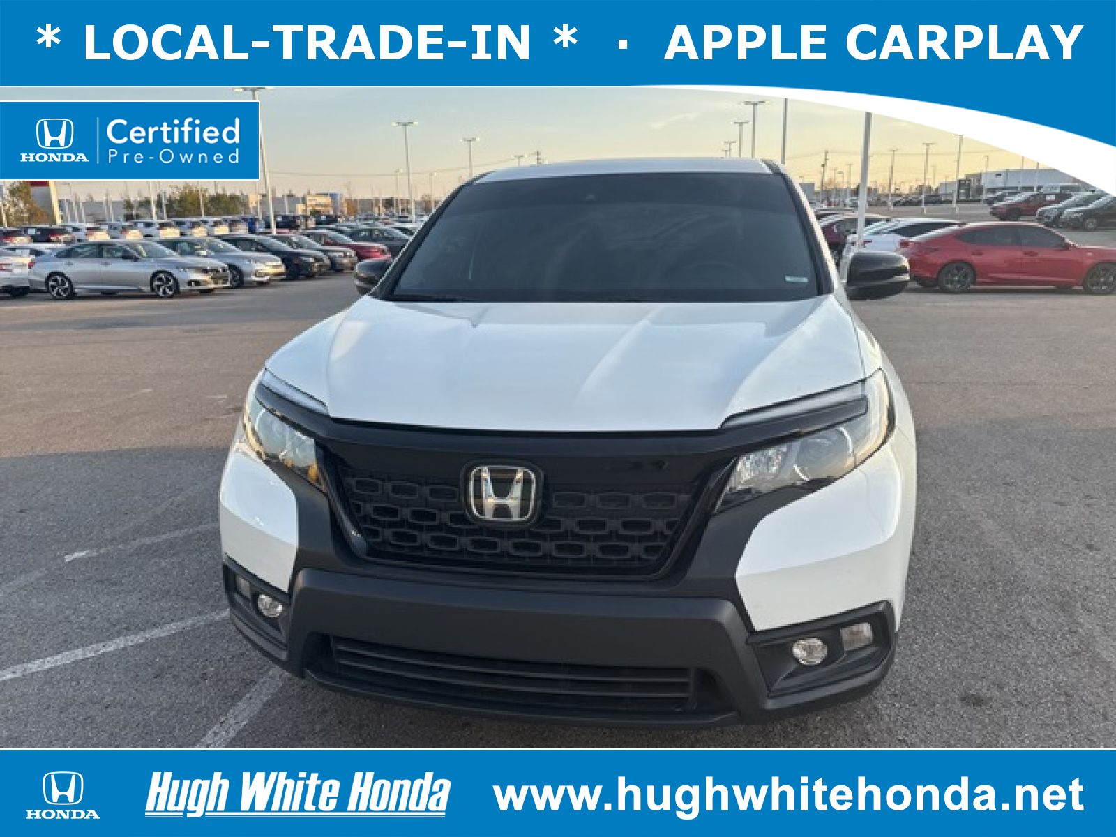 Certified, 2021 Honda Passport AWD EX-L, White, 14266