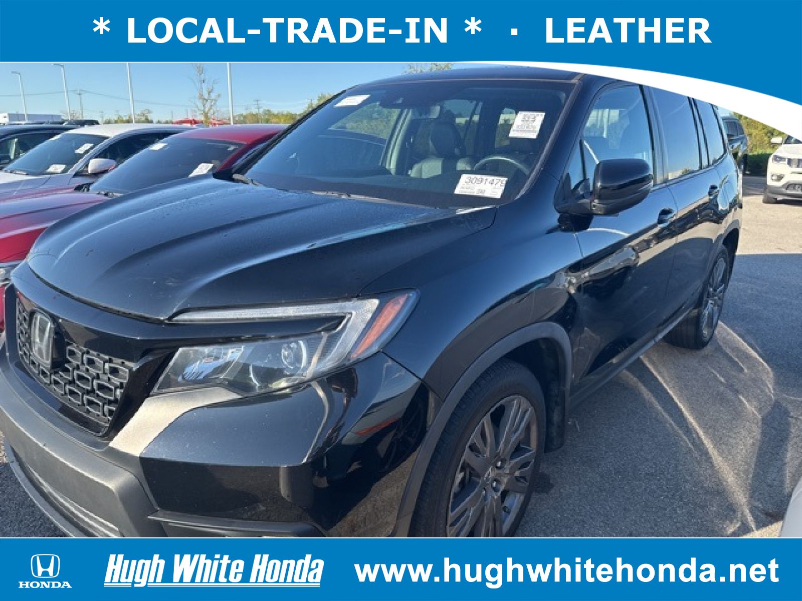 Used, 2021 Honda Passport 2WD EX-L, Black, P0742