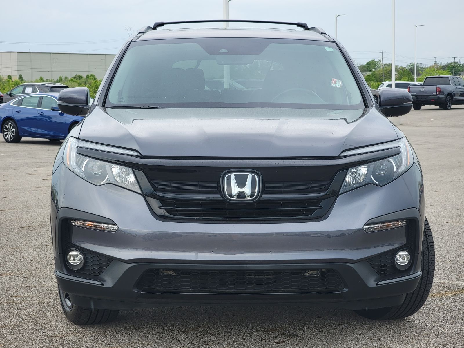 Used, 2021 Honda Pilot Special Edition 2WD, Gray, F2694A-10
