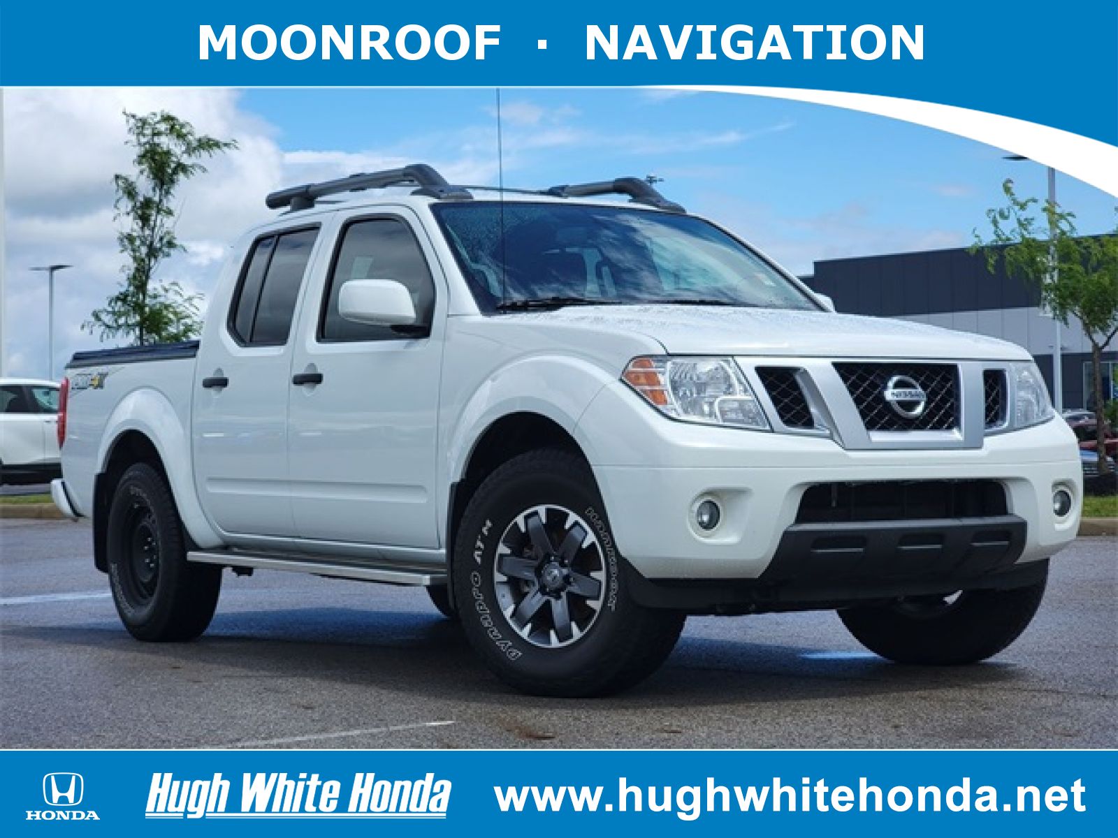 Used, 2021 Nissan Frontier PRO-4X, White, P0598