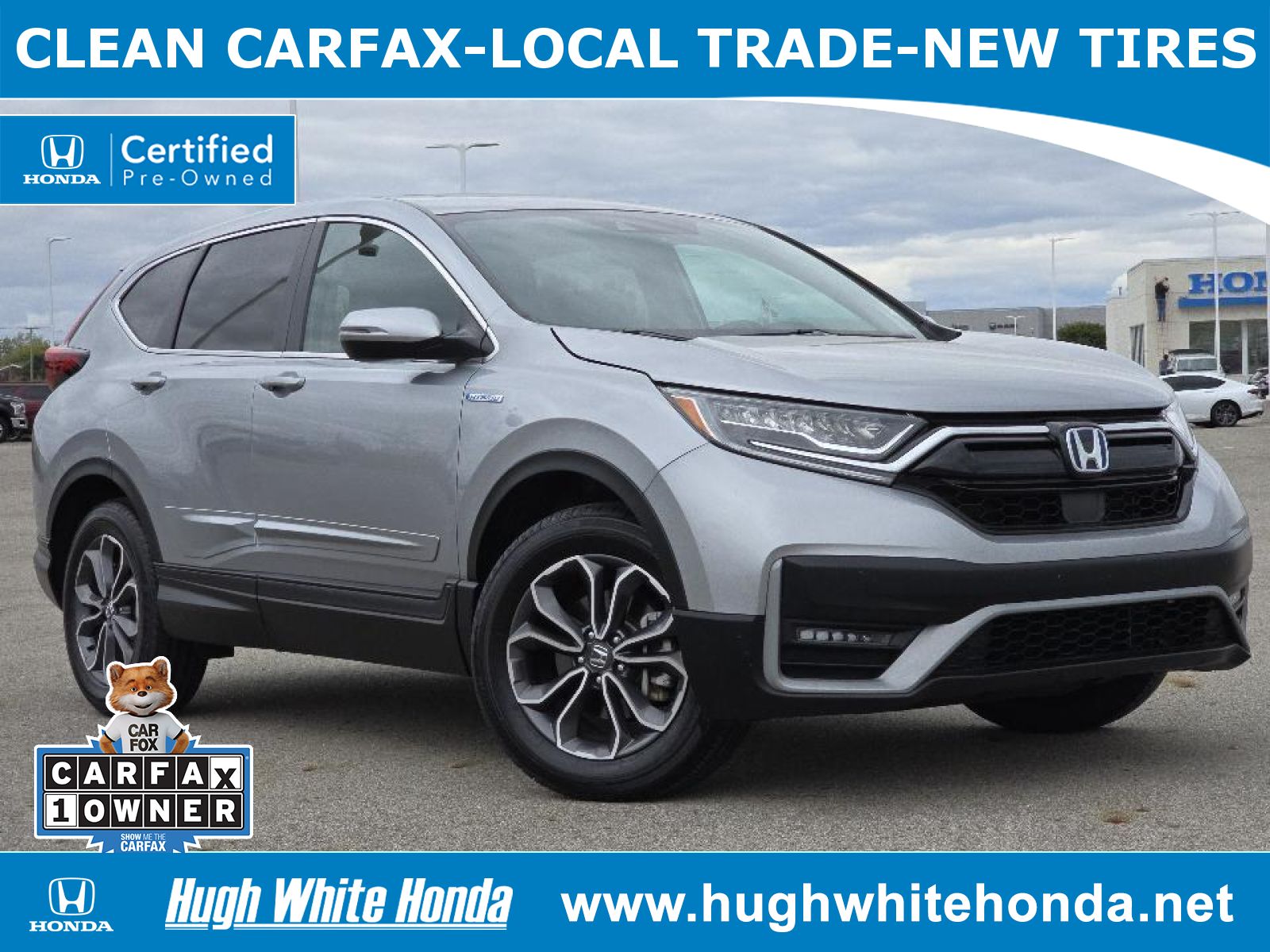 Used, 2022 Honda CR-V Hybrid Hybrid EX-L, Silver, G1151A