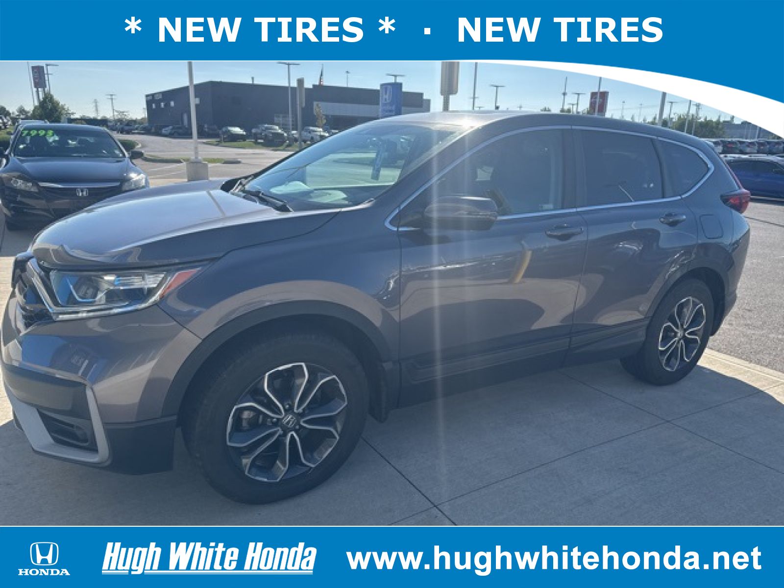 Used, 2022 Honda CR-V AWD EX, Gray, G1714A-1