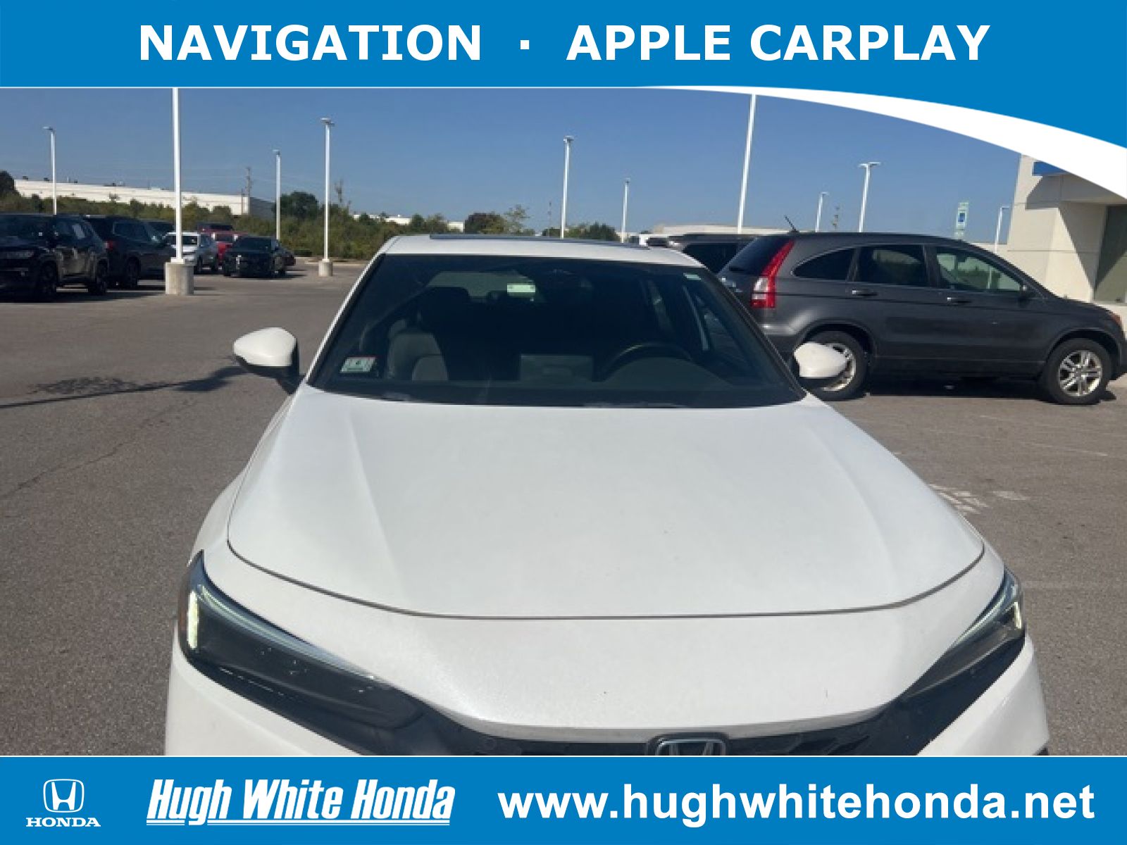 Certified, 2022 Honda Civic Sport Touring Hatchback, White, G1533A-1