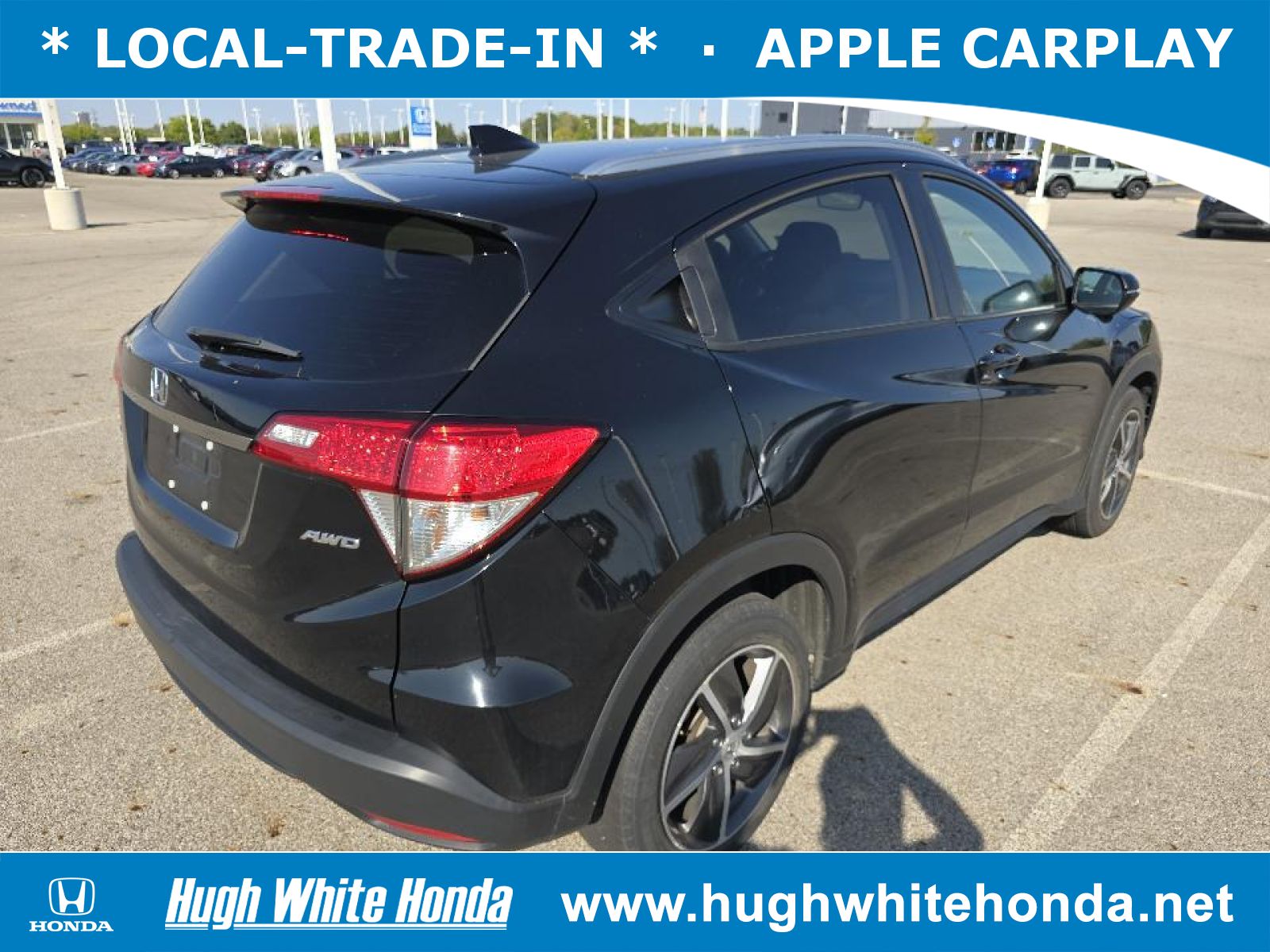 Used, 2022 Honda HR-V AWD EX, Black, 14179