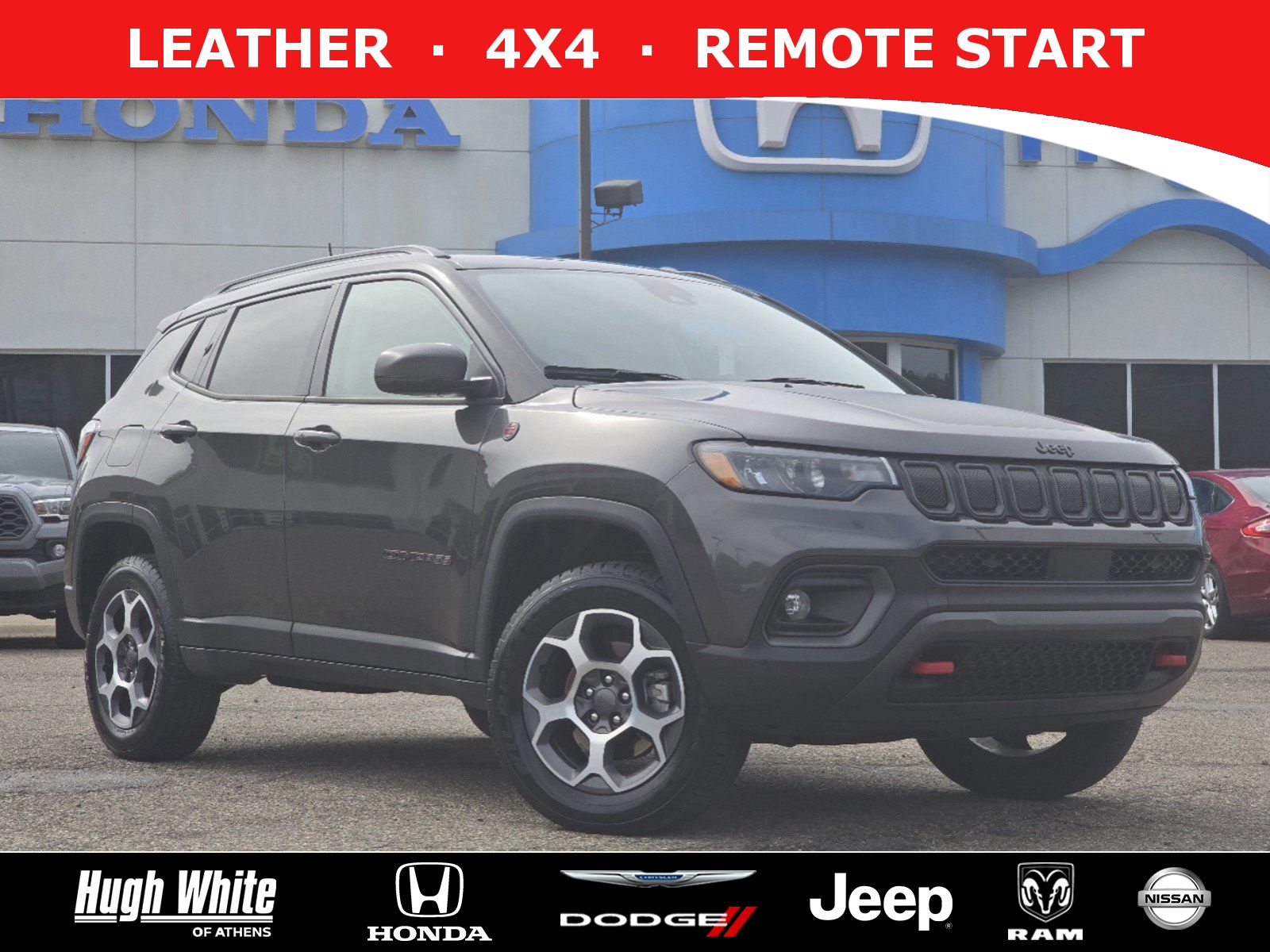 Certified, 2022 Jeep Compass Trailhawk, Gray, 42241081