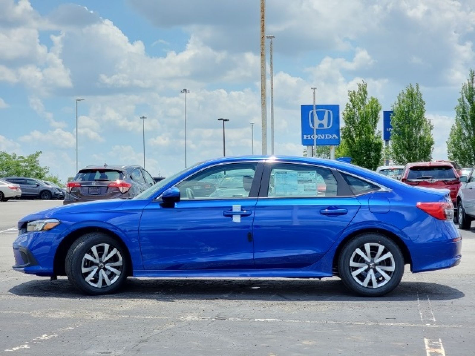 Certified, 2023 Honda Civic LX, Blue, 14100-5