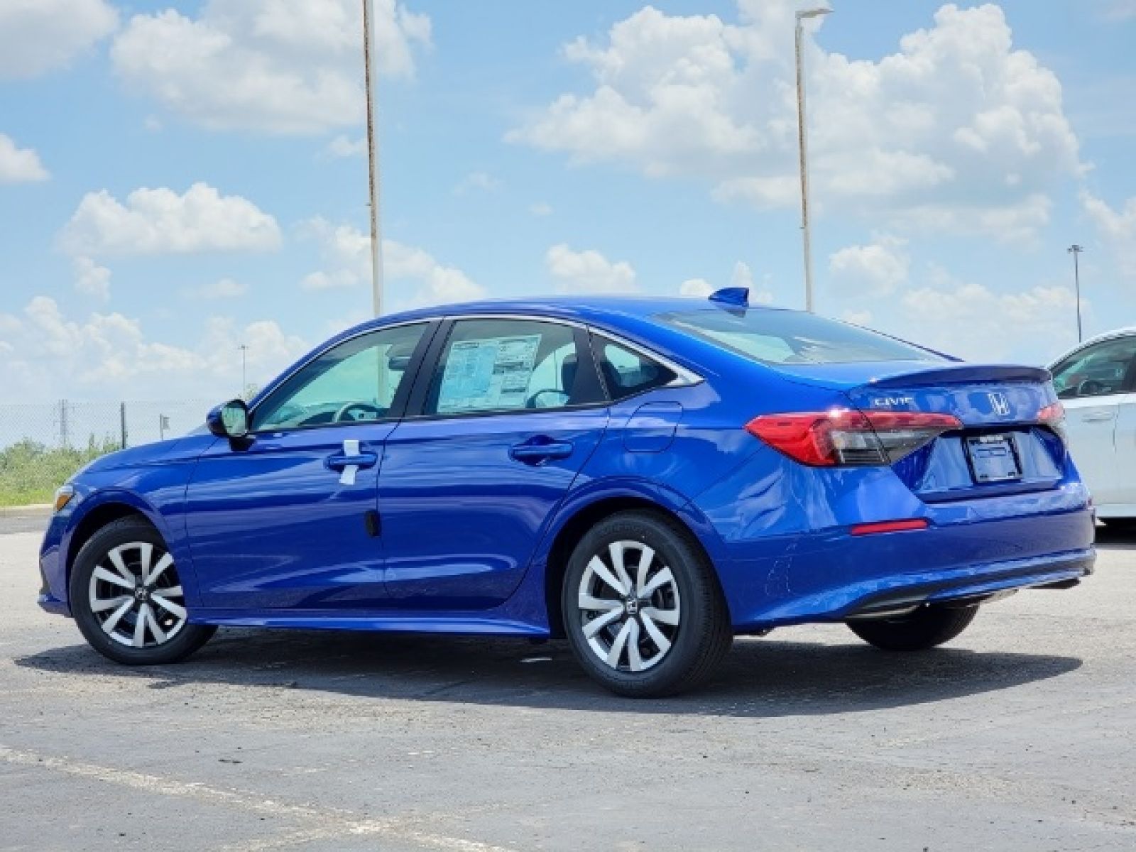 Certified, 2023 Honda Civic LX, Blue, 14100-6