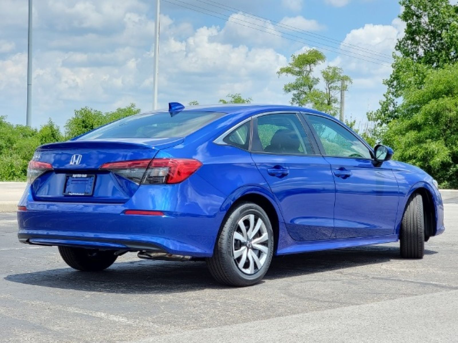 Certified, 2023 Honda Civic LX, Blue, 14100-8