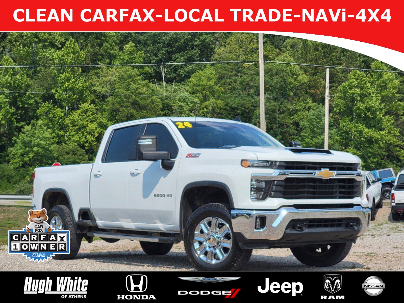 Used, 2024 Chevrolet Silverado 2500HD LT, White, 55634410