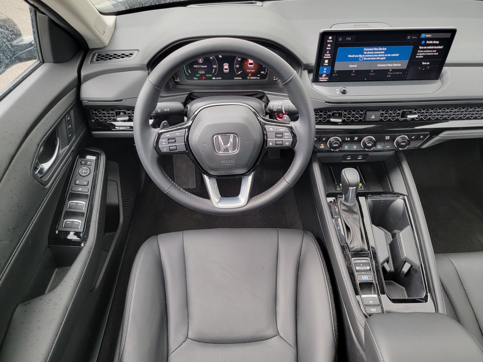 Certified, 2024 Honda Accord Hybrid Touring, Black, 14058-21