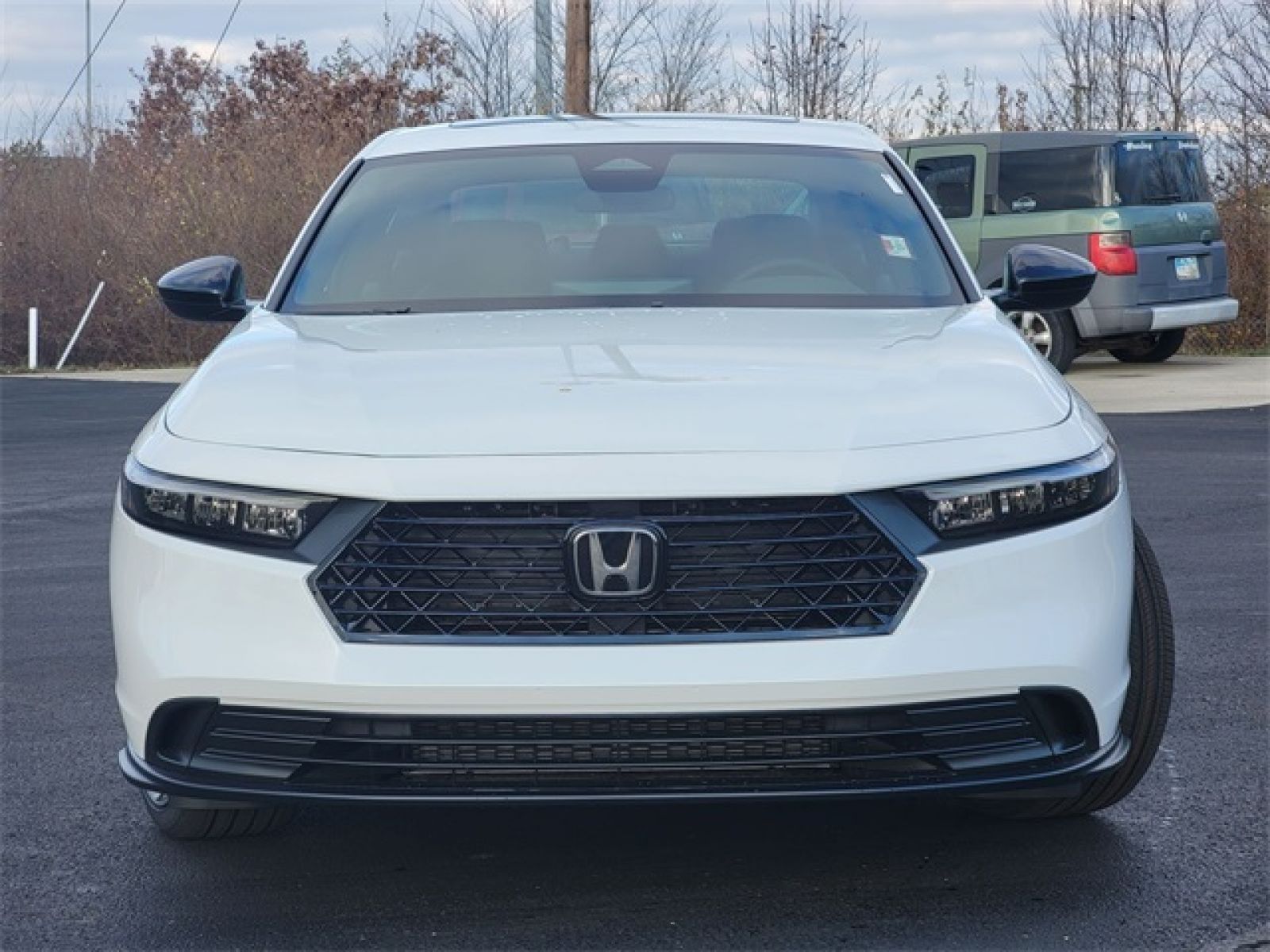 New, 2024 Honda Accord Hybrid Sport, White, G1021-3