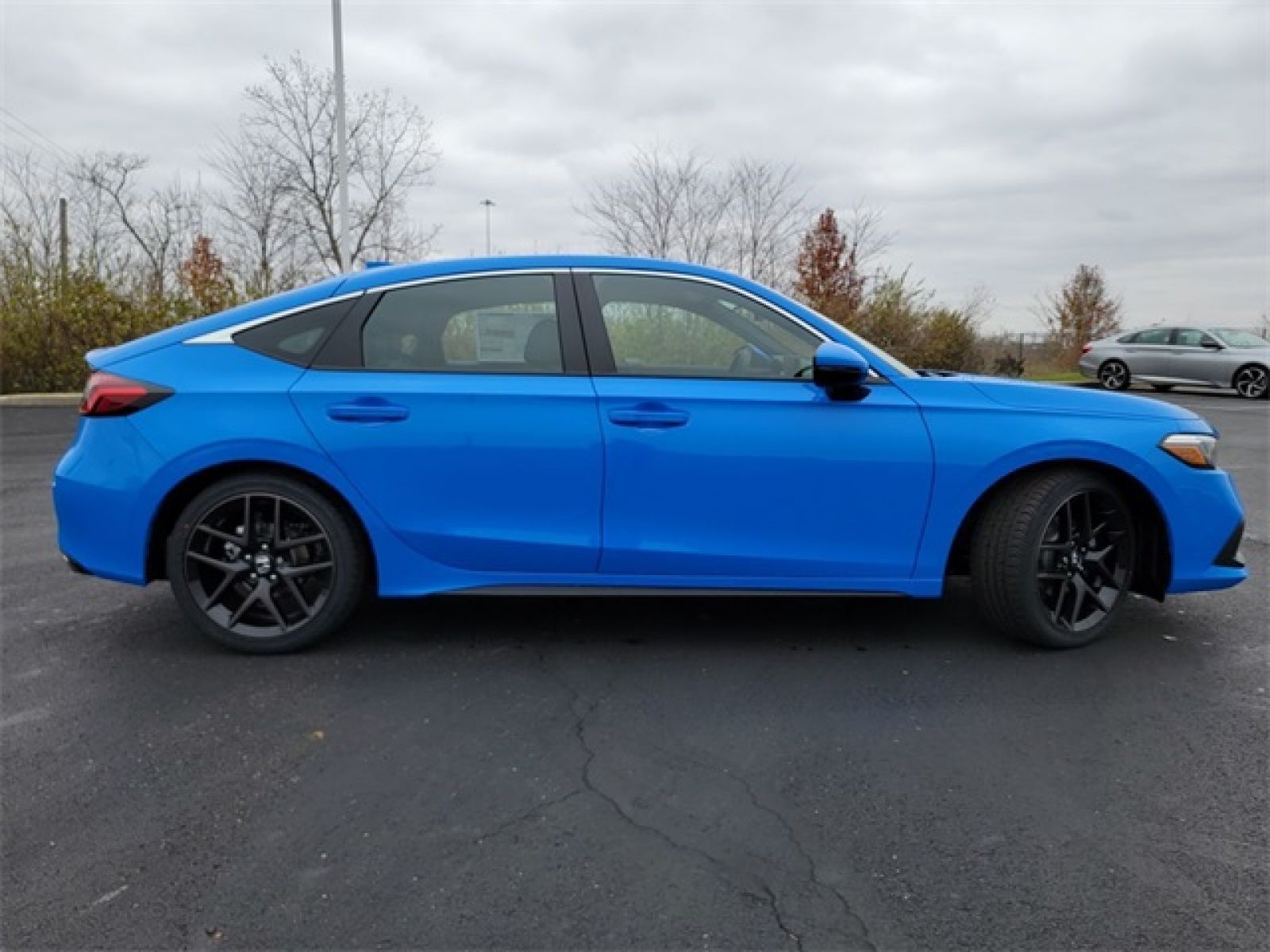 New, 2024 Honda Civic Hatchback Sport Touring, Blue, G1015-3