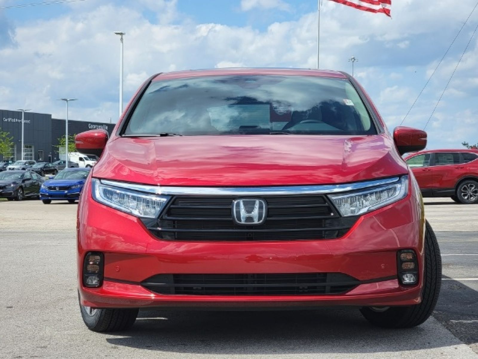 New, 2024 Honda Odyssey Touring, Red, G0685-2