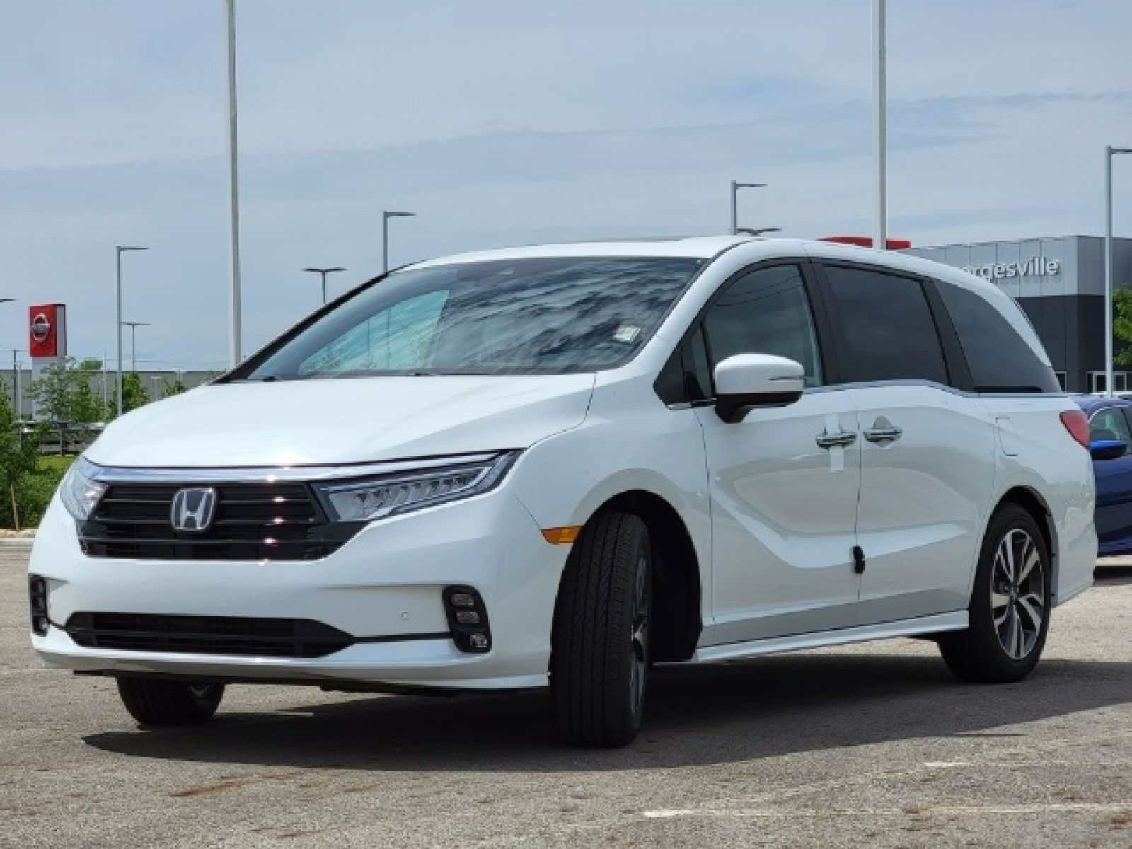 New, 2024 Honda Odyssey Touring, White, G0935-3