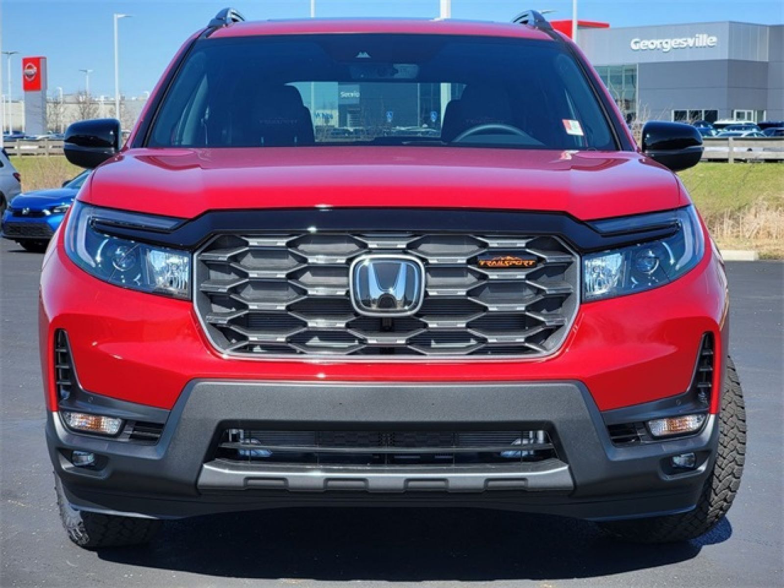 New, 2024 Honda Passport TrailSport, Red, G0728-2