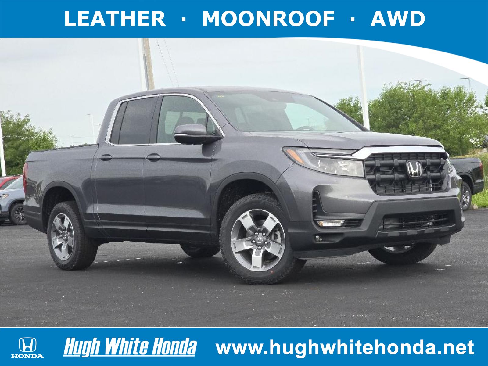 New, 2024 Honda Ridgeline RTL, Gray, G0933-1