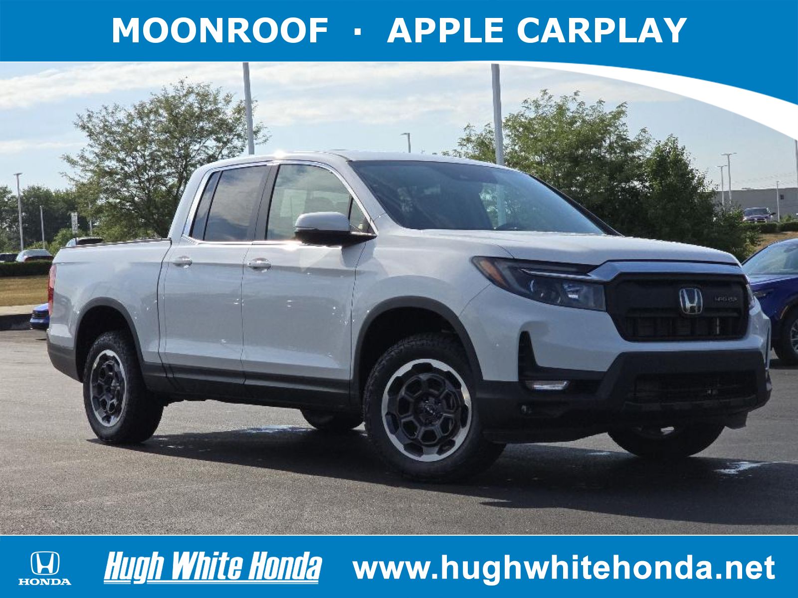 New, 2024 Honda Ridgeline RTL+, White, G1125-1