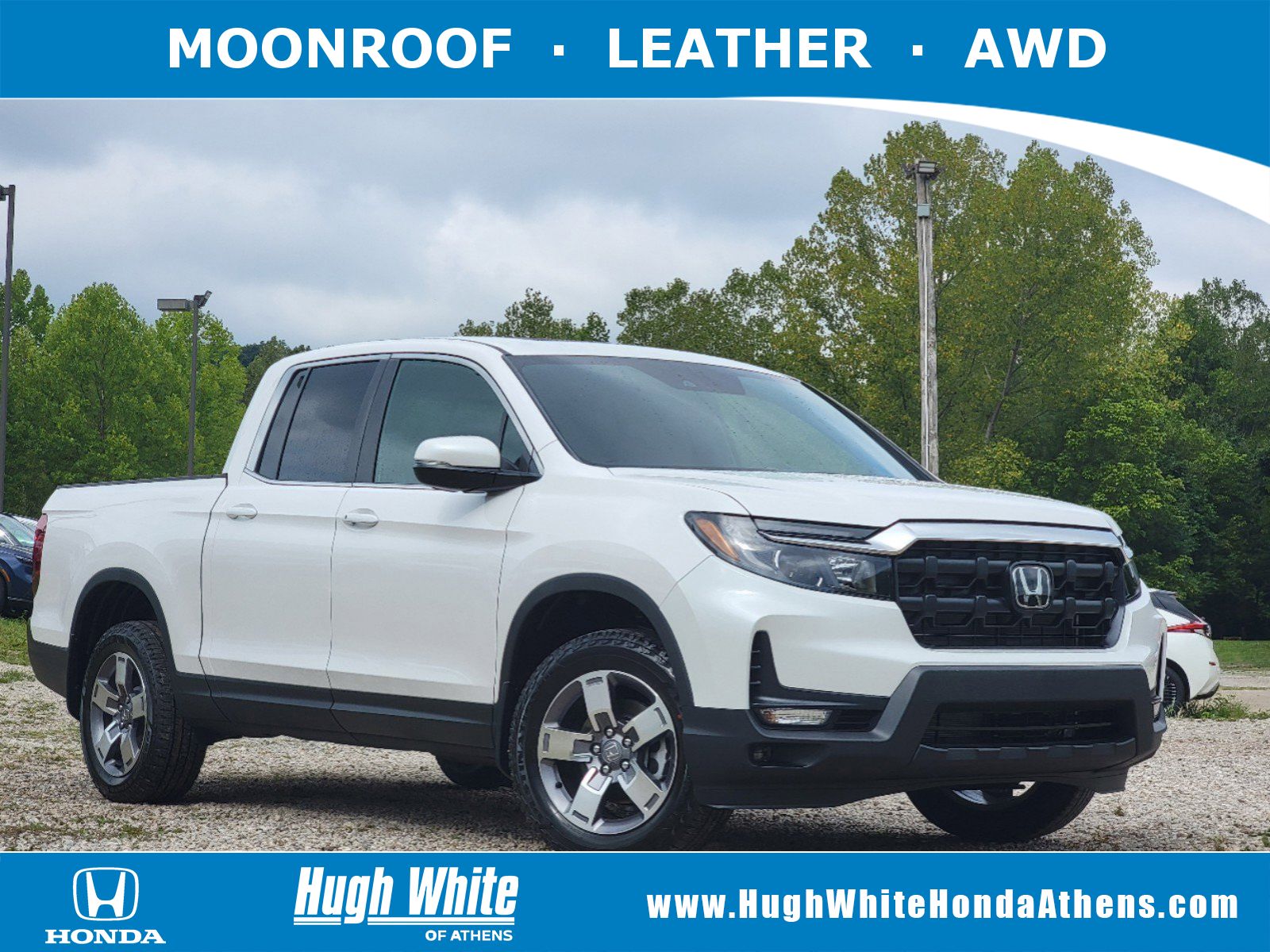 New, 2024 Honda Ridgeline RTL, White, 52248640