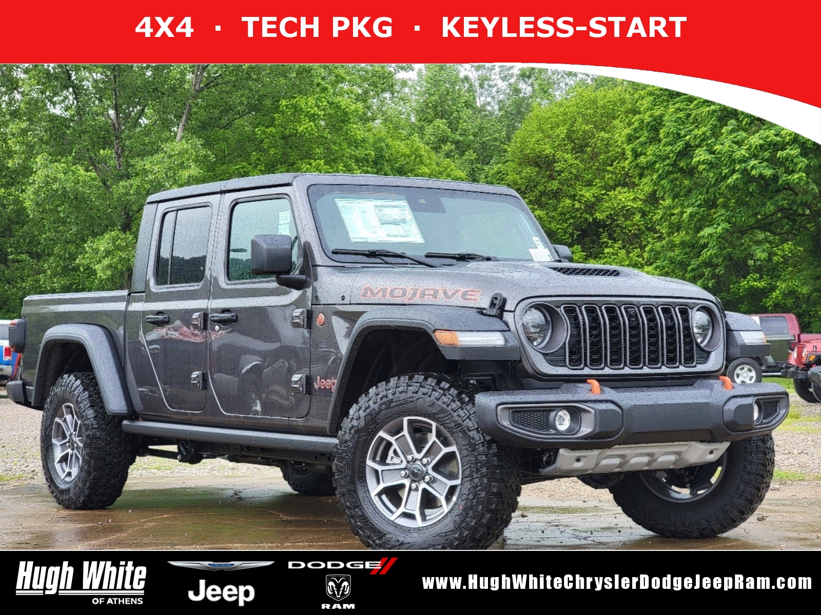 New, 2024 Jeep Gladiator Mojave, Gray, 42242620