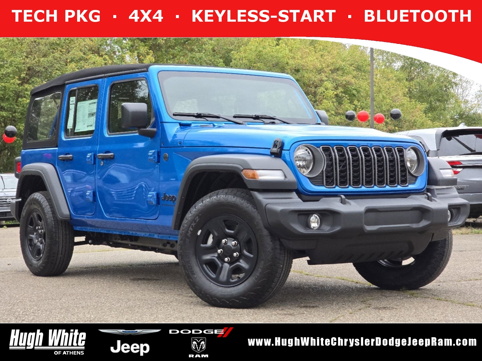 New, 2024 Jeep Wrangler Sport, Blue, 42243810