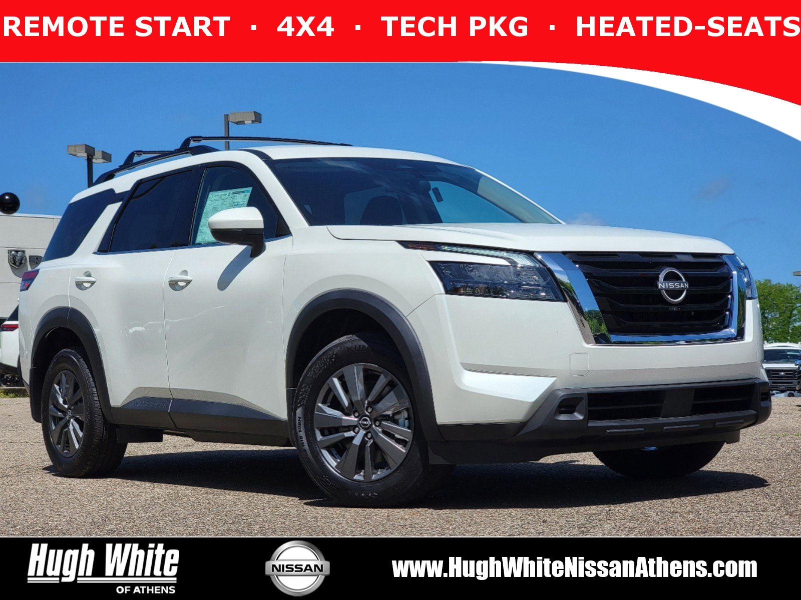 New, 2024 Nissan Pathfinder SV, White, 42242440