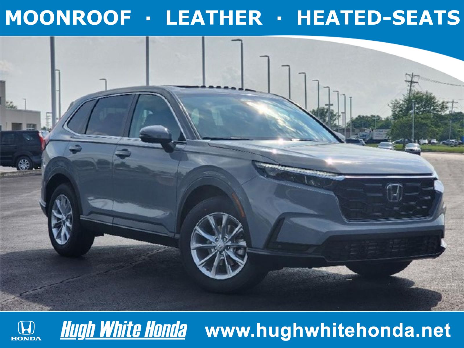 New, 2025 Honda CR-V EX-L AWD, Gray, G1714