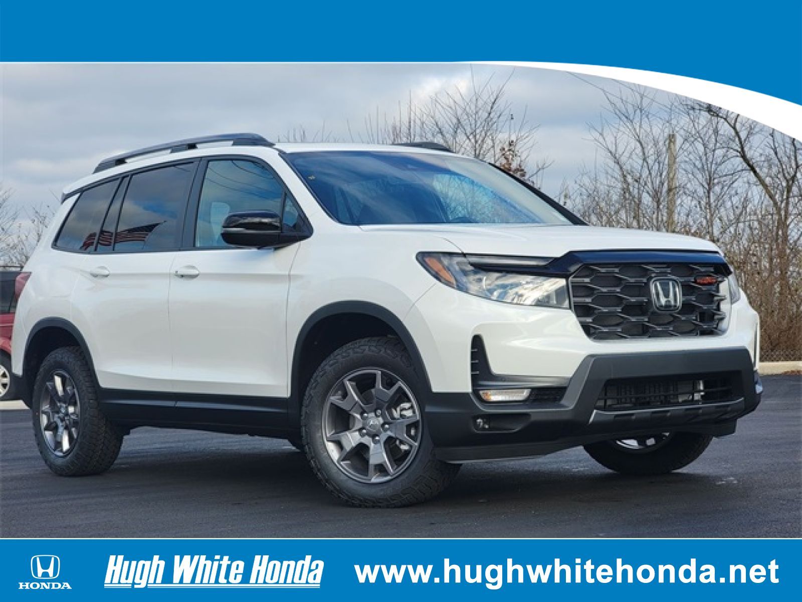 New, 2025 Honda Passport TrailSport, White, G1521