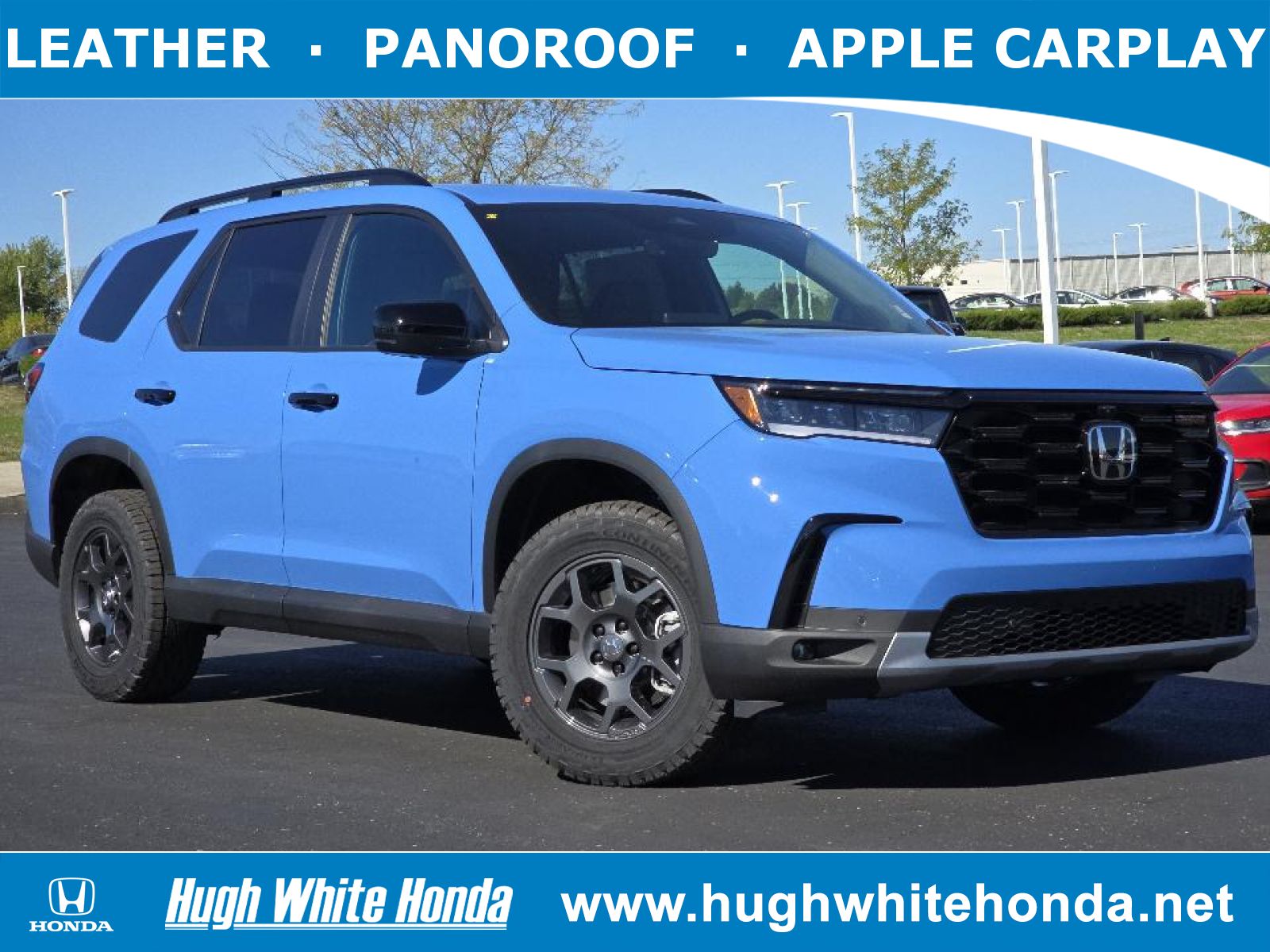 New, 2025 Honda Pilot TrailSport, Blue, G1748-1