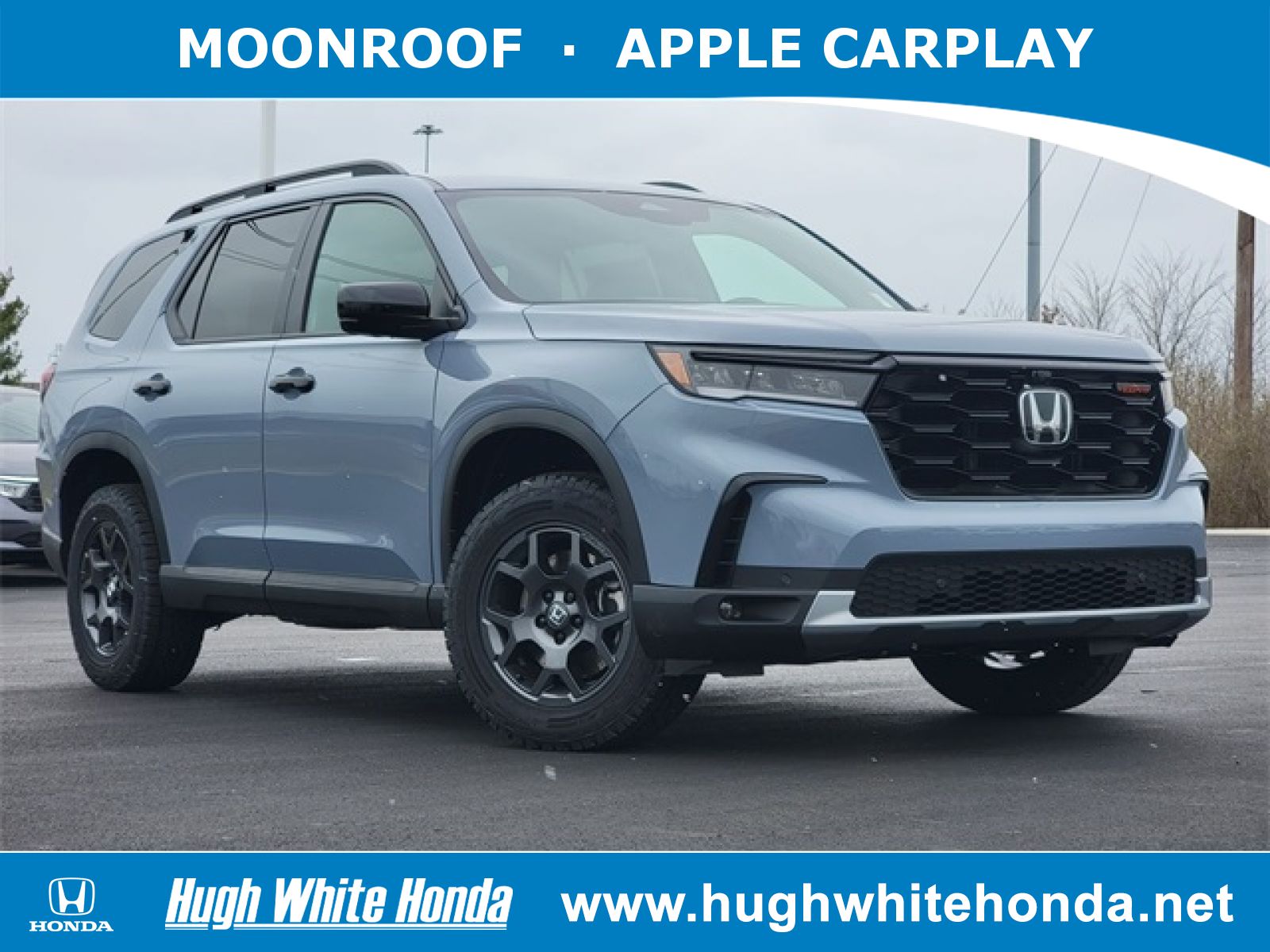 New, 2025 Honda Pilot AWD TrailSport, Gray, G1203-1