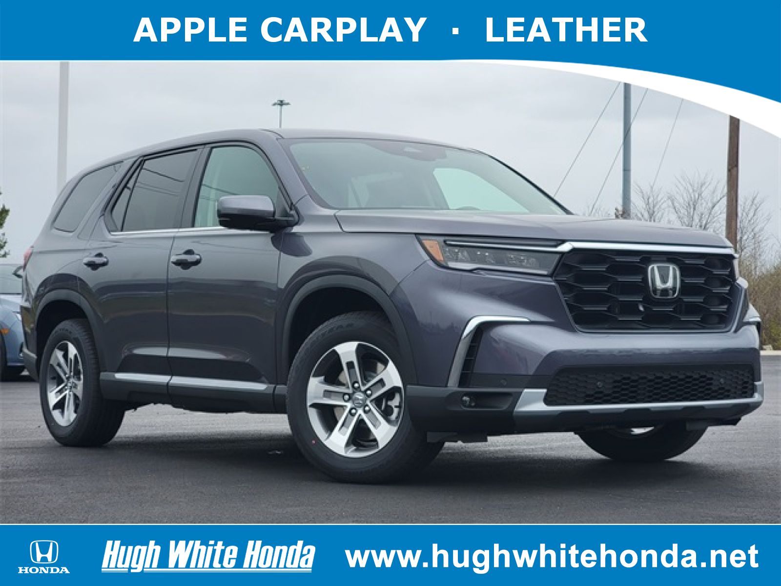 New, 2025 Honda Pilot EX-L, Gray, G1944-1