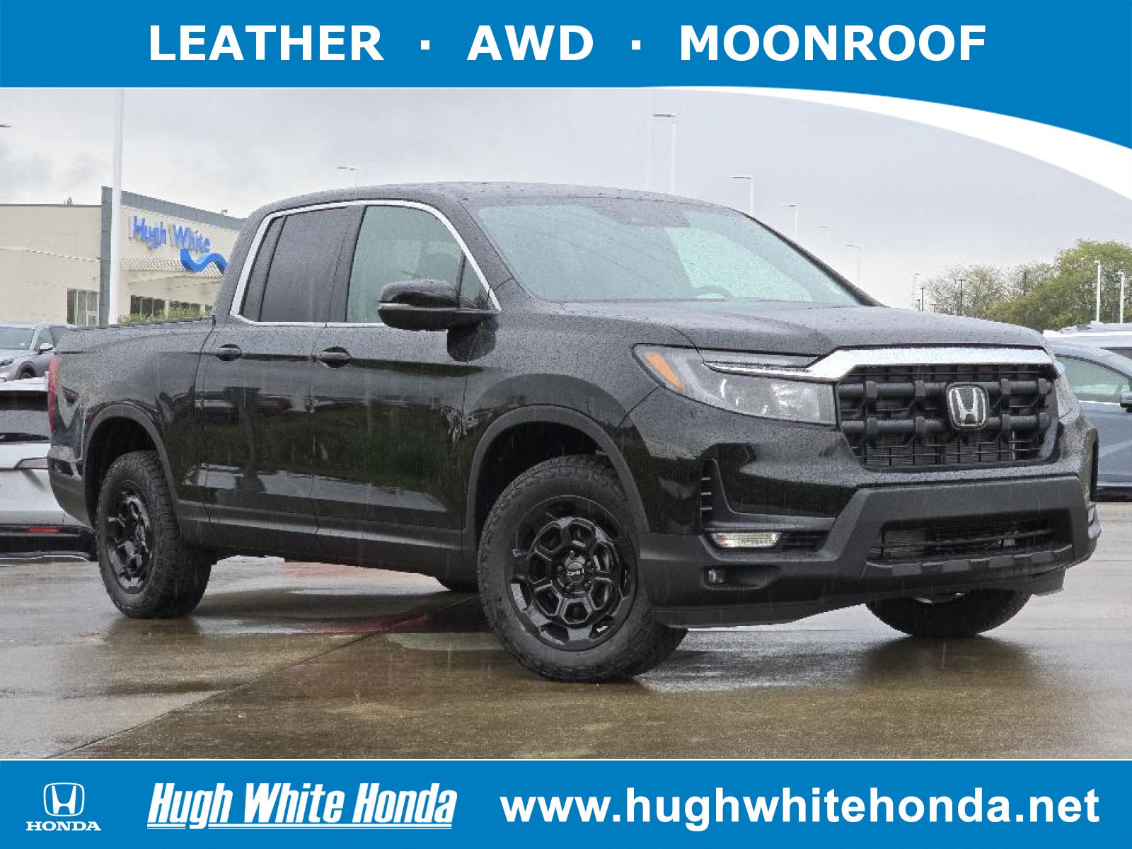 New, 2025 Honda Ridgeline RTL+, Black, G1751-1