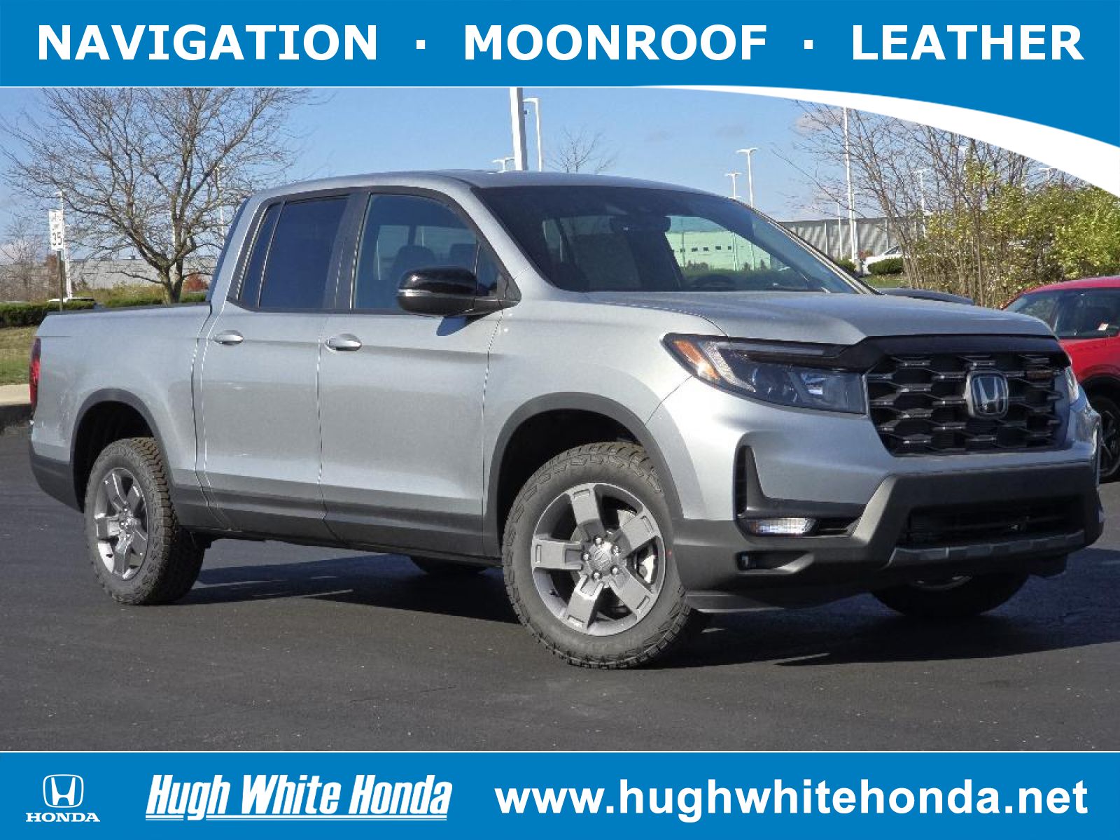 New, 2025 Honda Ridgeline TrailSport, Silver, G1954