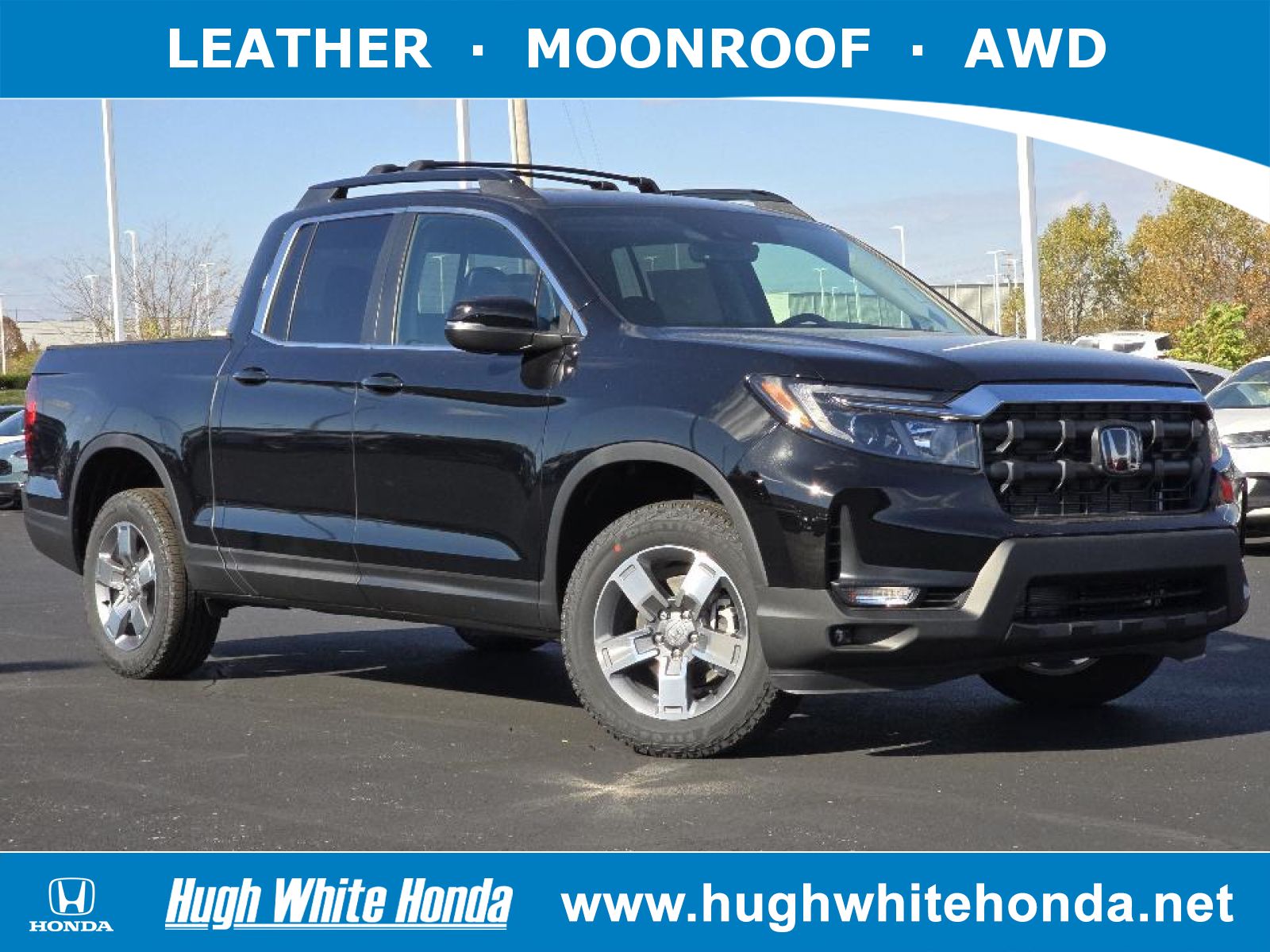 New, 2025 Honda Ridgeline RTL, Black, G1955-1