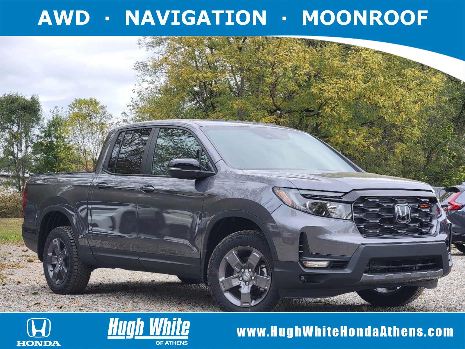 New, 2025 Honda Ridgeline TrailSport, Gray, 52252460-1