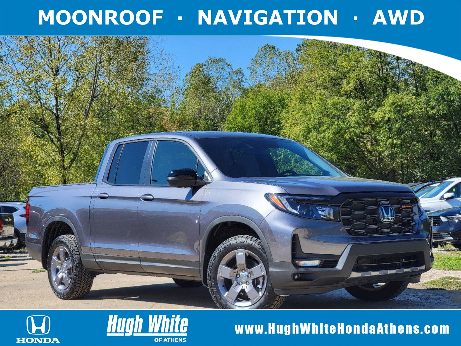 New, 2025 Honda Ridgeline TrailSport, Gray, 52253270-1