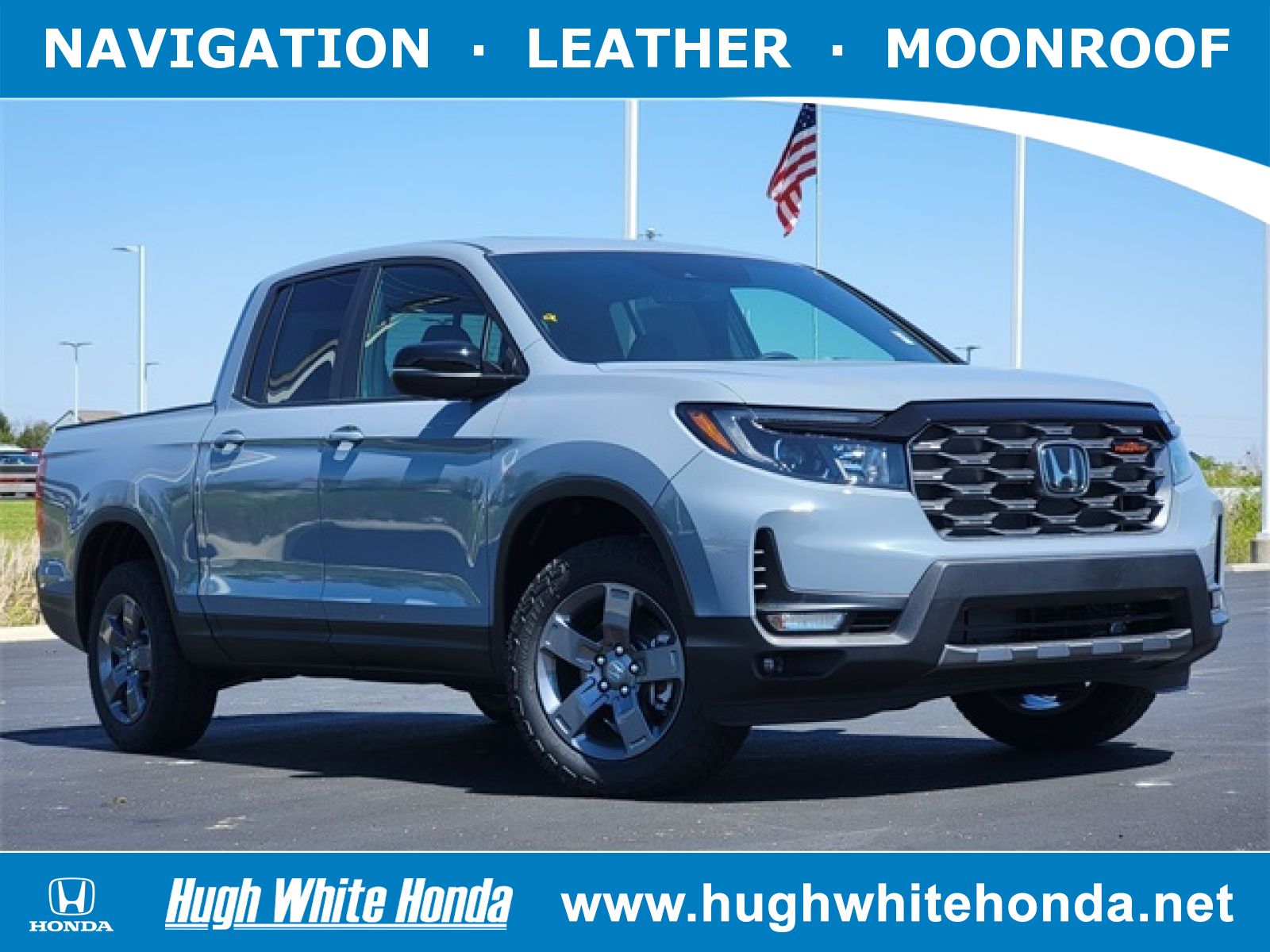 New, 2025 Honda Ridgeline TrailSport, Gray, G1774-1