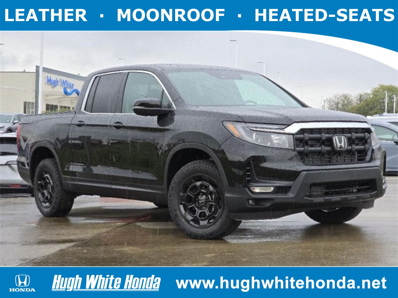 New, 2025 Honda Ridgeline RTL+, Black, G1965