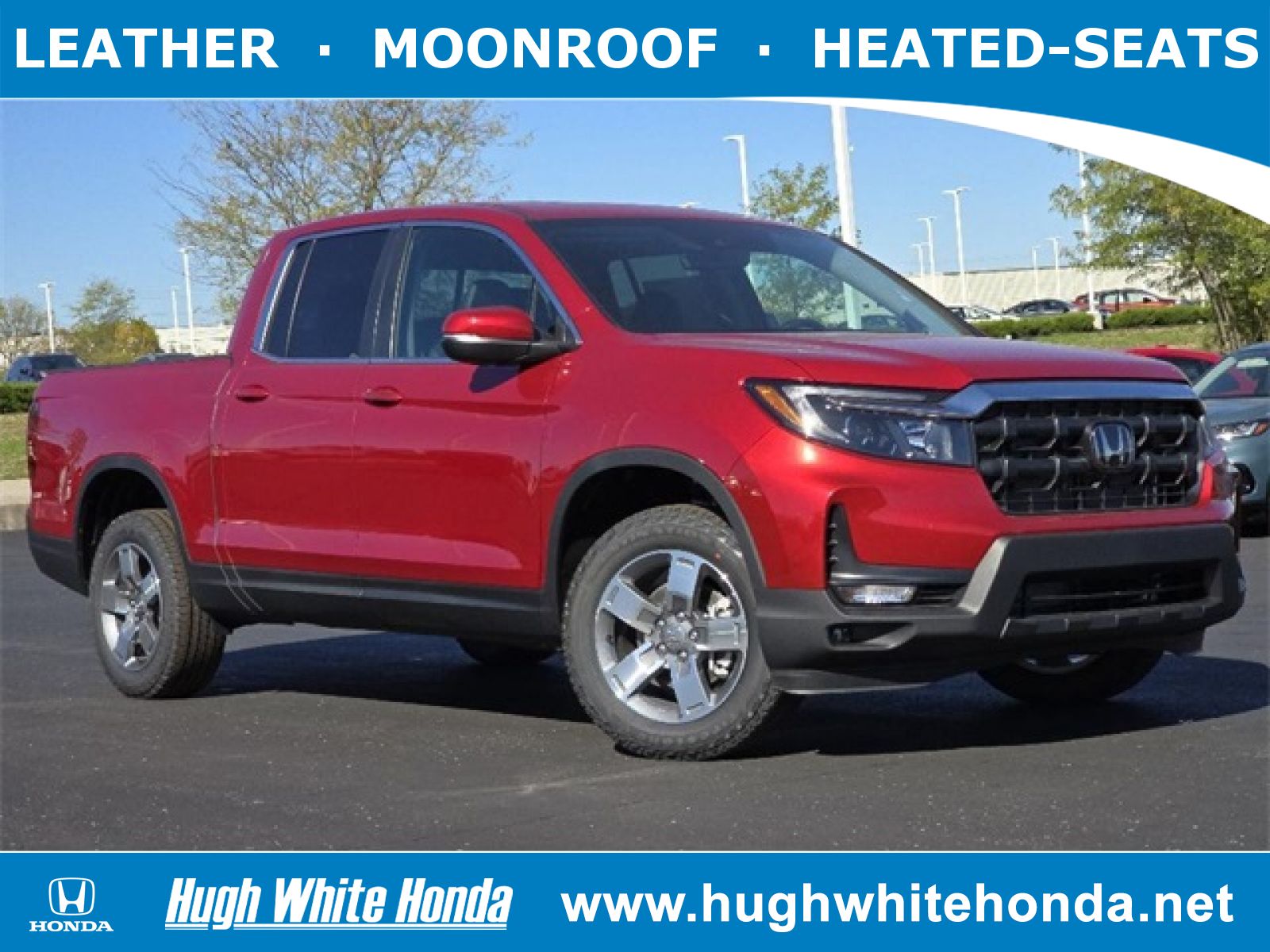 New, 2025 Honda Ridgeline RTL, Red, G2012