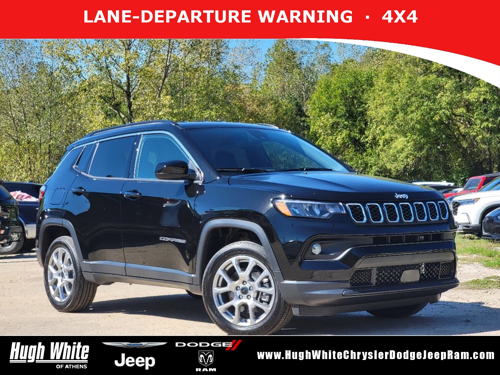 New, 2025 Jeep Compass Latitude, Black, 42250310