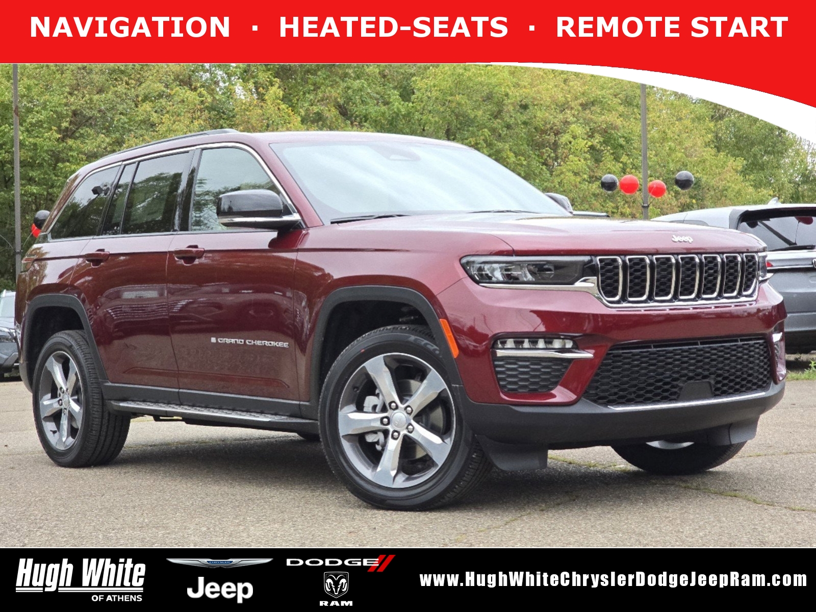 New, 2025 Jeep Grand Cherokee Limited, Red, 42250340