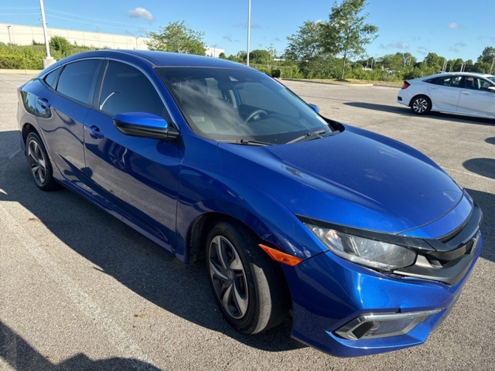 Certified, 2021 Honda Civic LX, Blue, P0632-2