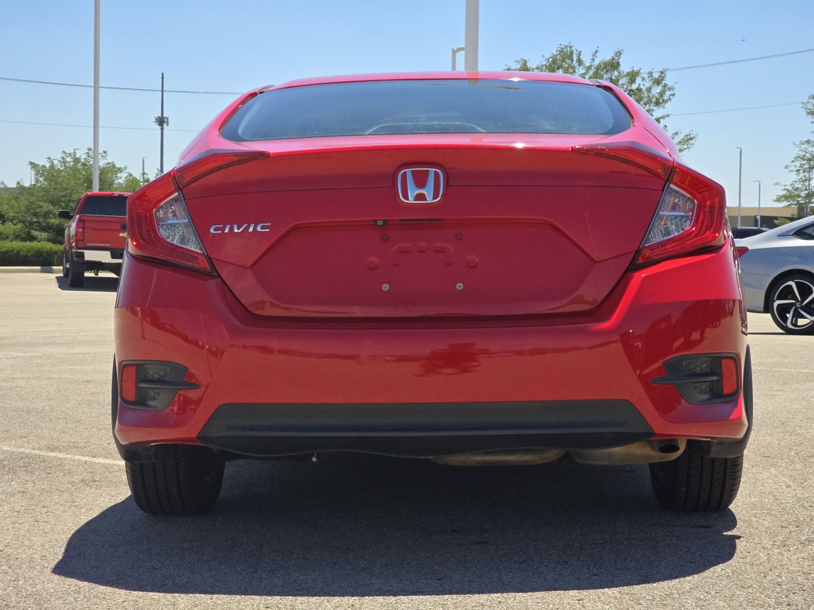 Used, 2016 Honda Civic EX, Red, P0621-14